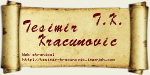 Tešimir Kračunović vizit kartica